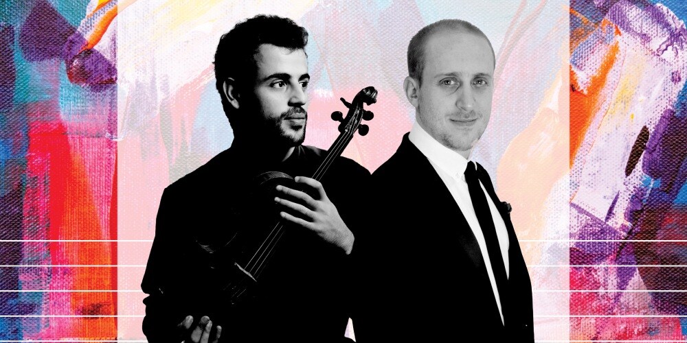 Yamen Saadi with Simon Tedeschi